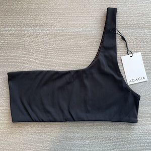 Acacia Resort 2023 Celine Top in Carob Rib